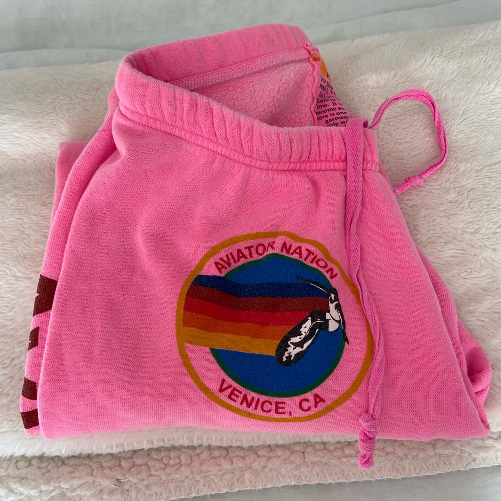 RARE discontinued aviator nation sweatpants